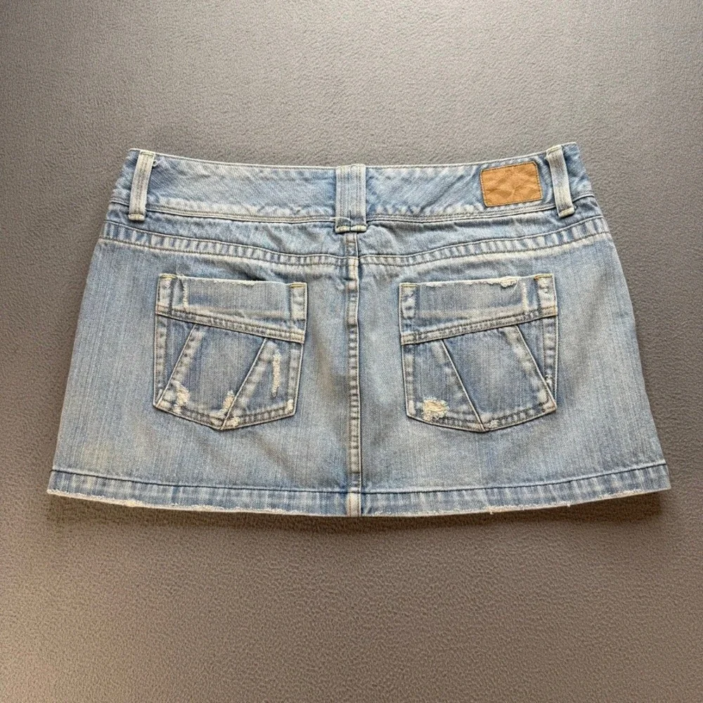 American Eagle Outfitters Light Blue Denim Mini Skirt
